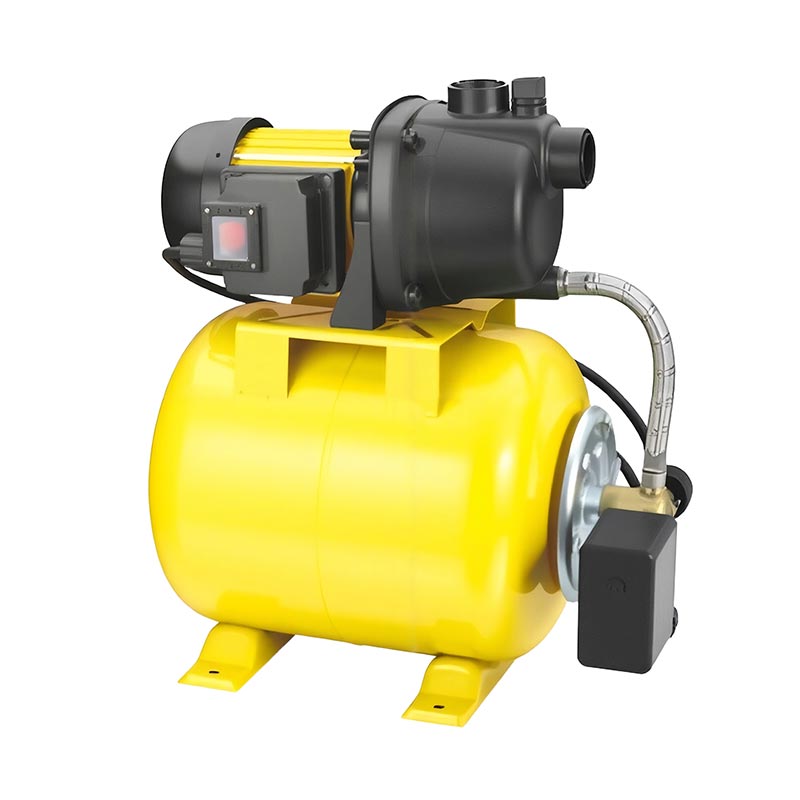 Pompă electrică cu jet pentru puțuri de mică adâncime de grădină cu rezervor de apă sub presiune