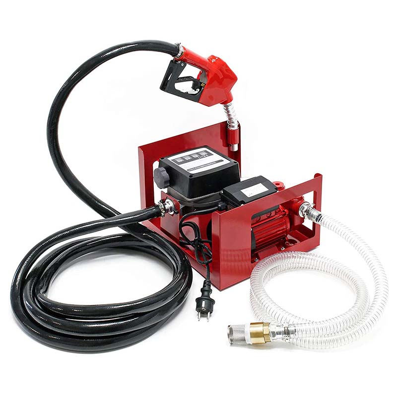 Pompă electrică de transfer a uleiului diesel cu autoamorsare cu debitmetru cu 4 cifre